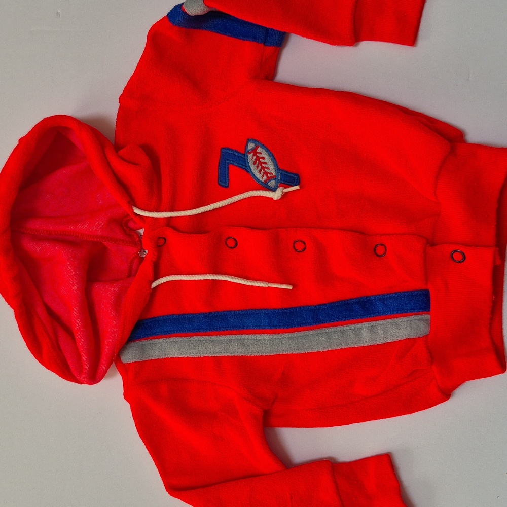 Vintage Teddy Bears Kids Baby Football Sweatshirt  24M